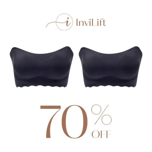 InviLift - Plus size Sexy Strapless Invisible Push Up Bra