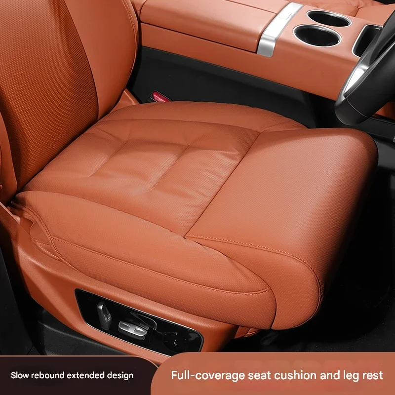 Car Nappa leather full-coverage seat covers -- Car seats converted into soft sofas