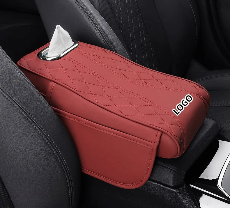Car multifunctional height increasing and enlarged style armrest box mat
