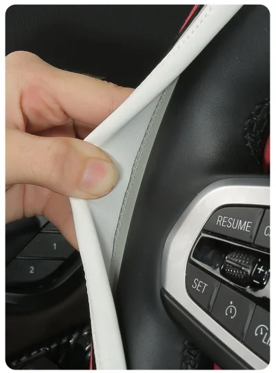 Steering Wheel Cover Suede Carbon Fiber