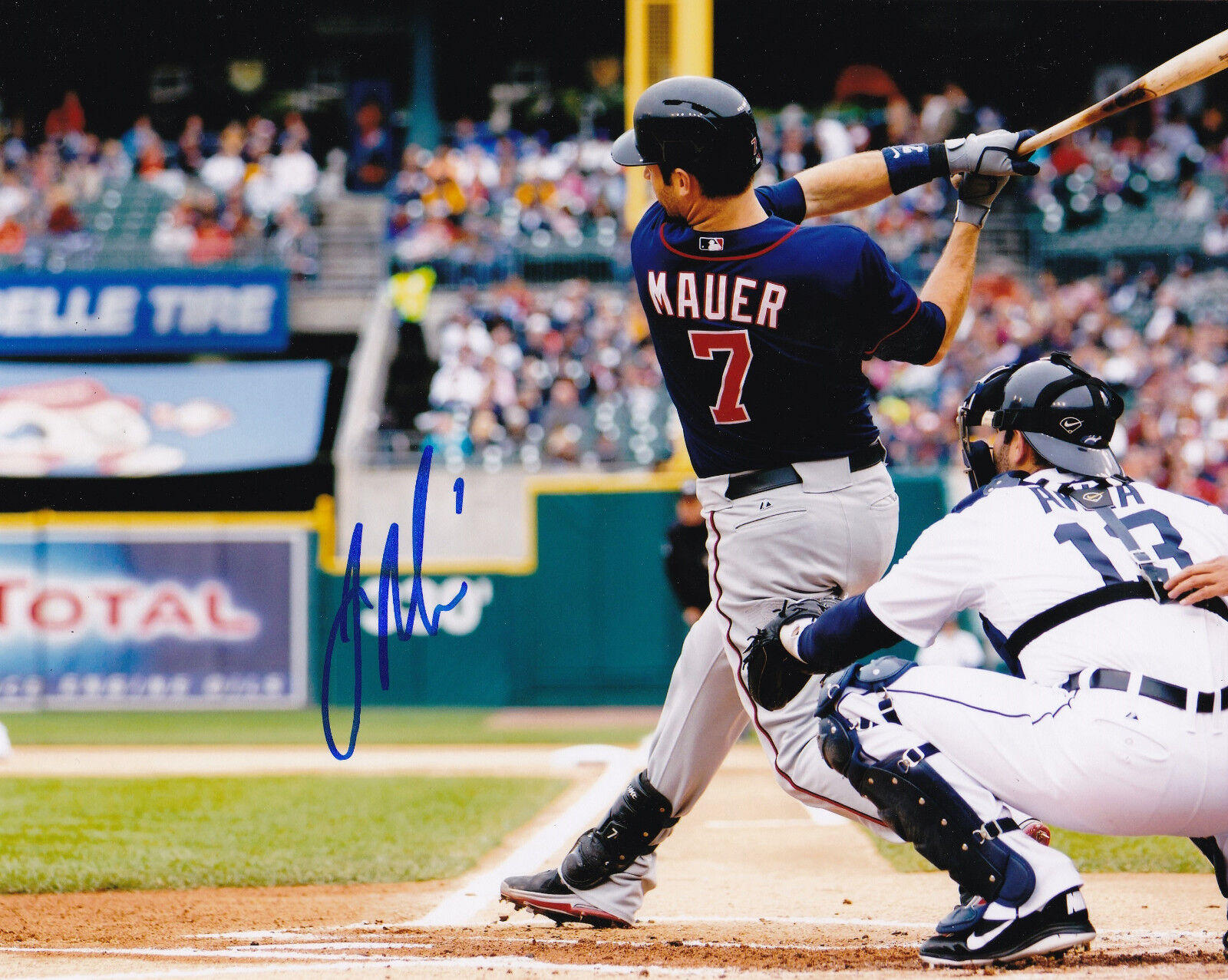 Joe Mauer 8x10 Photo Poster painting MLB Baseball Minnesota Twins AL MVP All Star AL Central