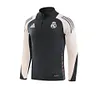 2024/2025 Real Madrid Royal Dark Gray Half-Pull Training Suit Football Shirt 1:1 Thai Quality Set