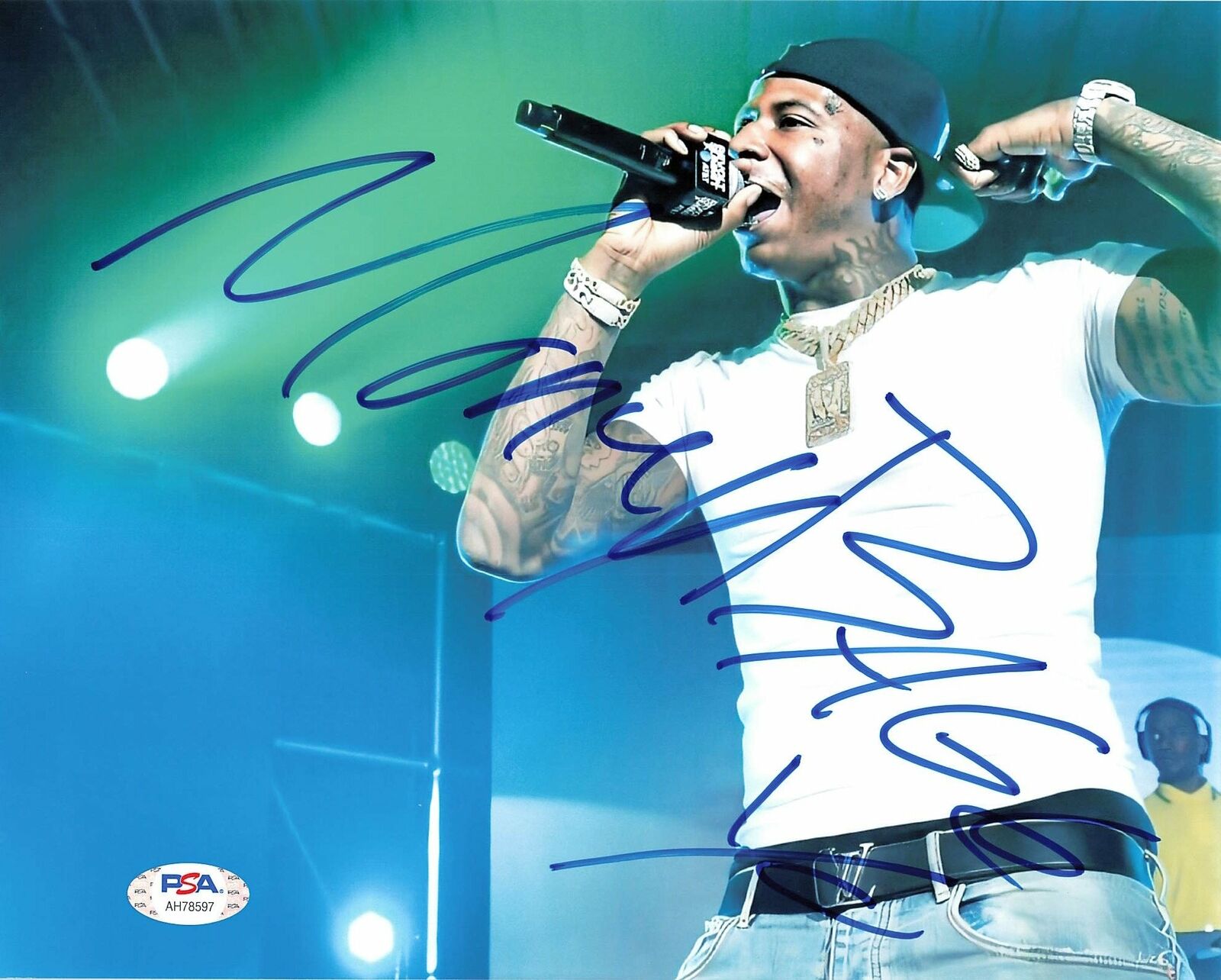 Moneybagg Yo Demario White Jr. signed 8x10 Photo Poster painting PSA/DNA Autographed