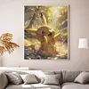 Pikachu Playing In Water-11CT Stamped Cross Stitch 35*45cm/13.78*17.72in