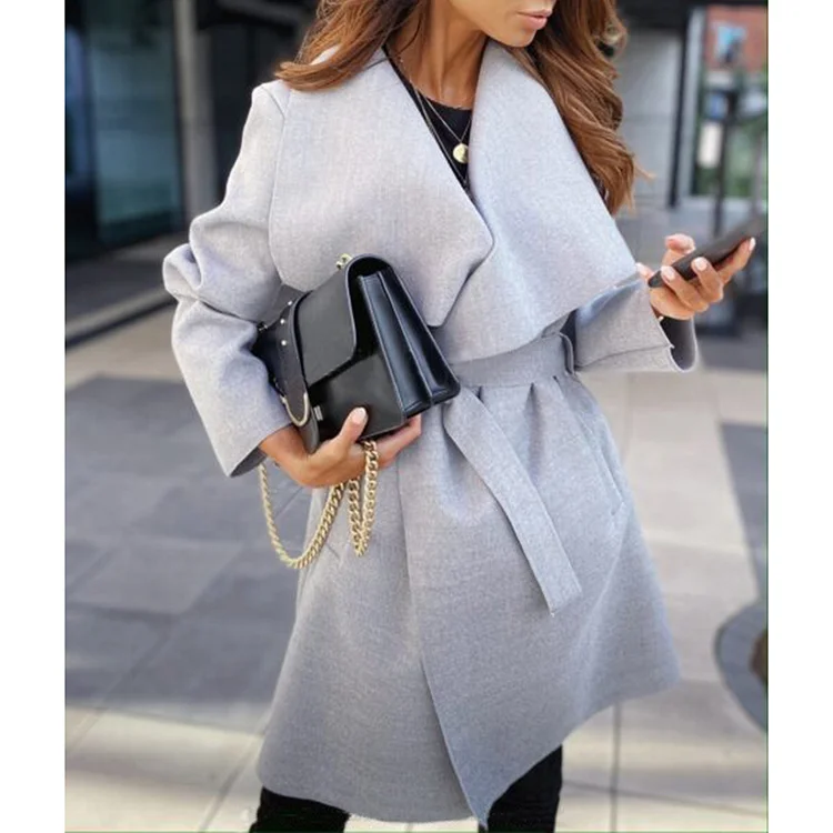Autumn and winter long-sleeved cardigan jacket