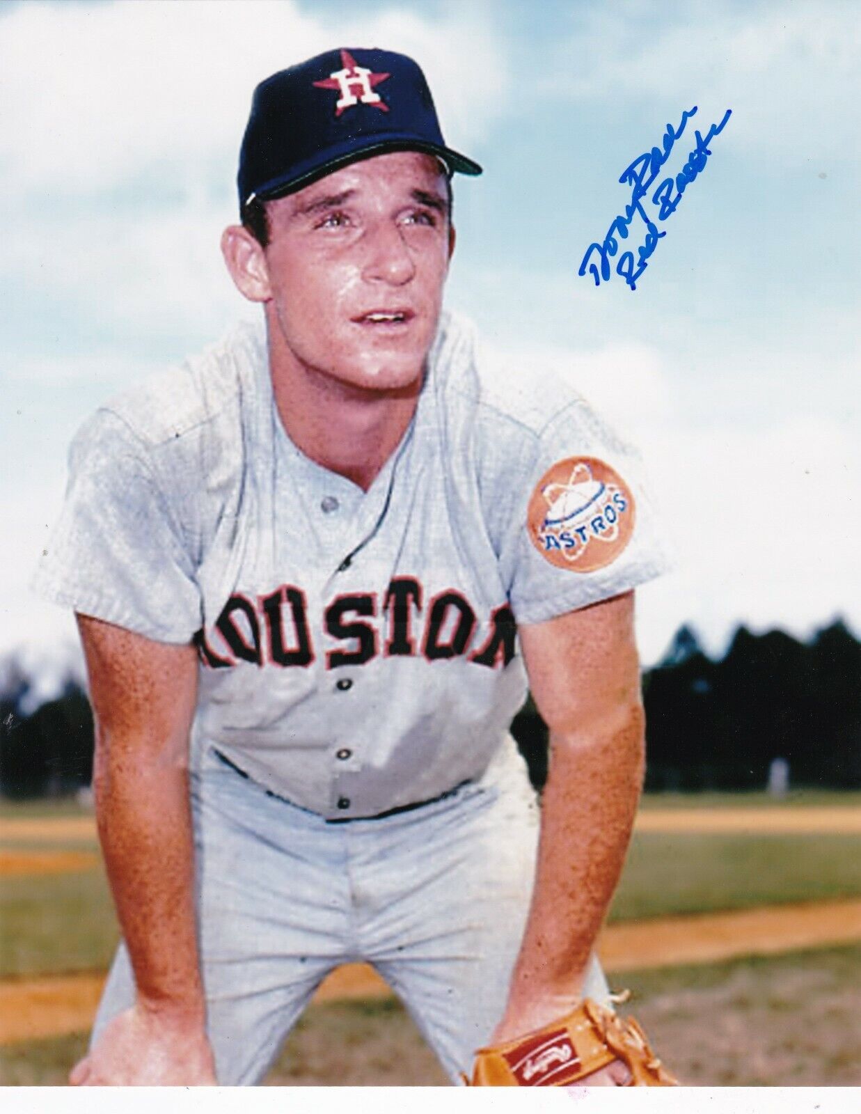 DOUG RADER HOUSTON ASTROS RED ROOSTER