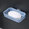 Wall Hanging Soap Box Drain Soap Holder Bathroom Accessories Suction Cup Soap Dish Tray Soap Dish for Bathroom Soap Container