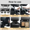 Car Headrest, Seat Car Neck Pillow, Four Seasons Universal Pillow, mMemory Foam Car Pillow, Adjustable Neck Support, Suitable For Front Seats, Suitable For Different Heights, With Hook, Tablet Holder