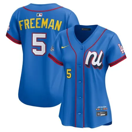 Women's National League #5 Freddie Freeman  Blue 2025 All-Star Edition Limited Player Jersey
