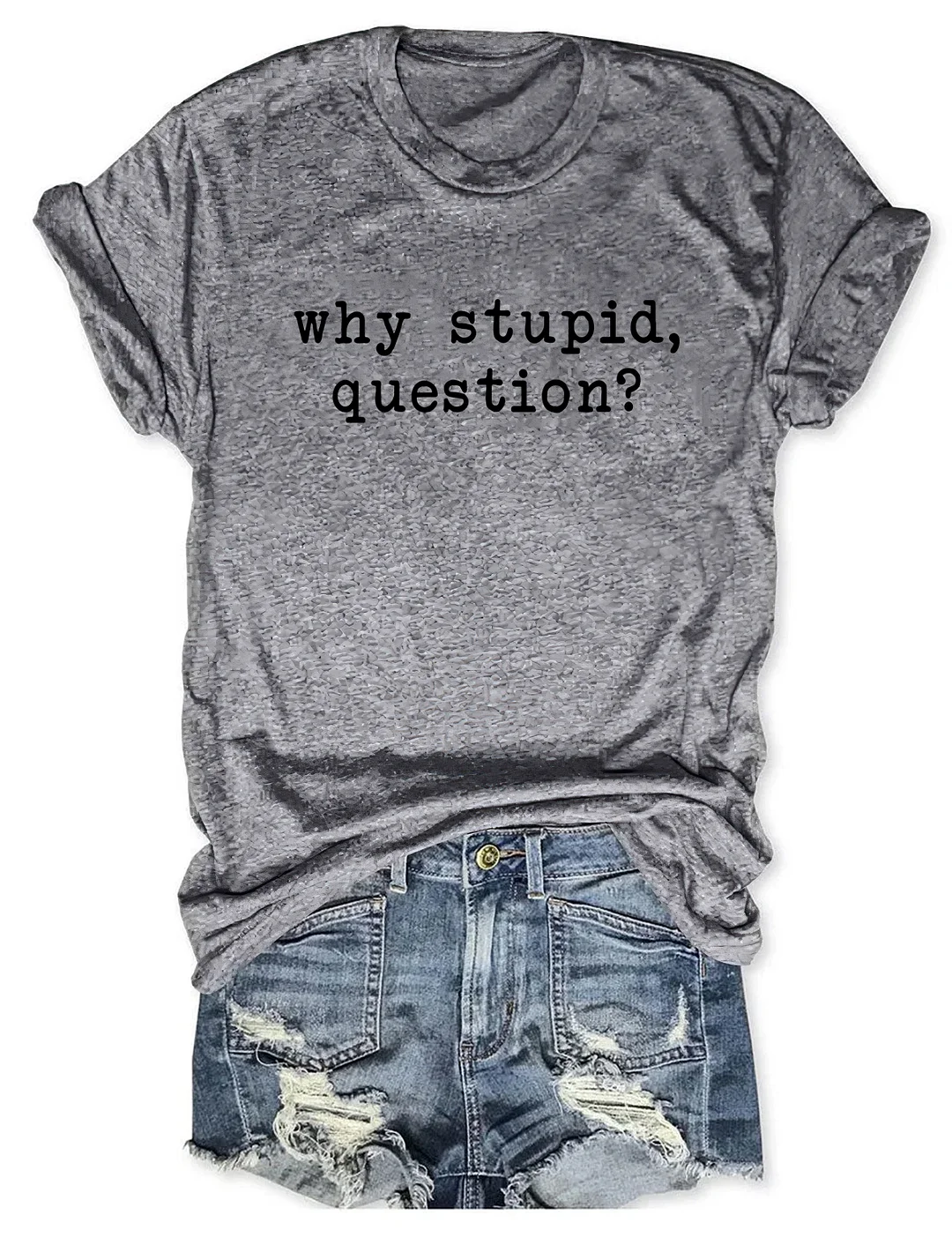 Why Stupid Question T-shirt