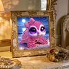 Pink Turtle Special Shaped 5D DIY Partial Drill Diamond Painting Kits for Adults Beginners Home Decor Diamond Dots Paintings Diamond Art Kit 11.81 X11.81inch