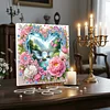 (Pre-Framed)Heart Landscape-Special Shape Diamond Painting Kit(25x25cm)