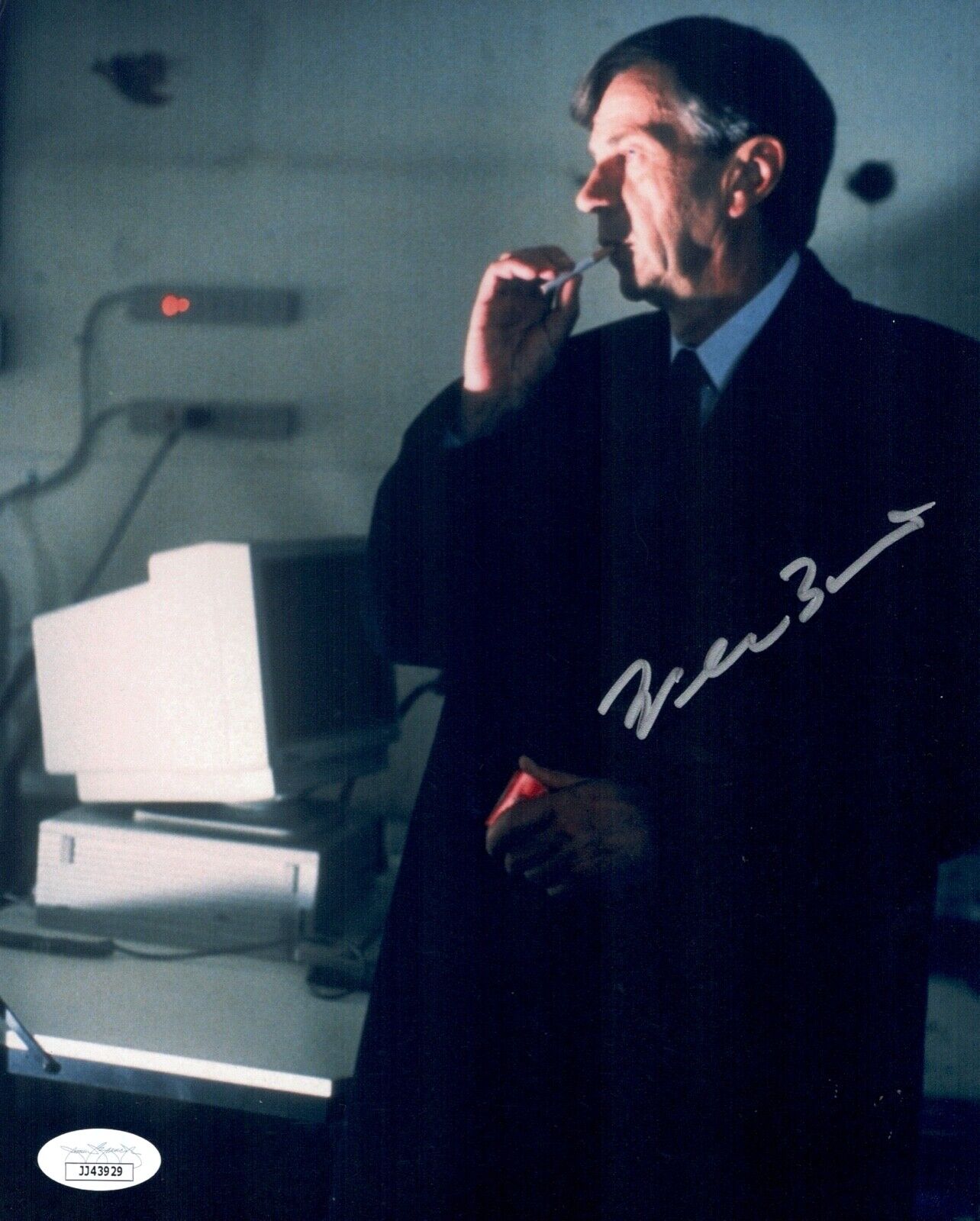 WILLIAM B DAVIS Signed X FILES 8x10 Photo Poster painting IN PERSON Autograph JSA COA Cert