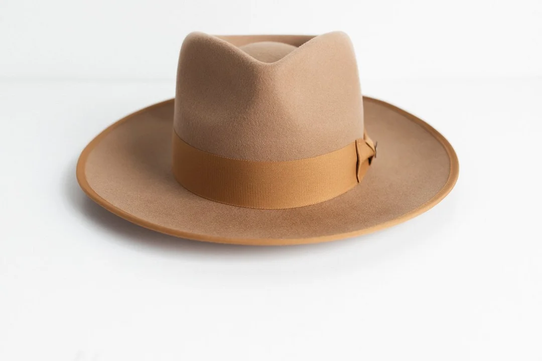 Miller Ranch Fedora -BUSHWICK RANCHER HAT – BROWN [Fast shipping and box packing]