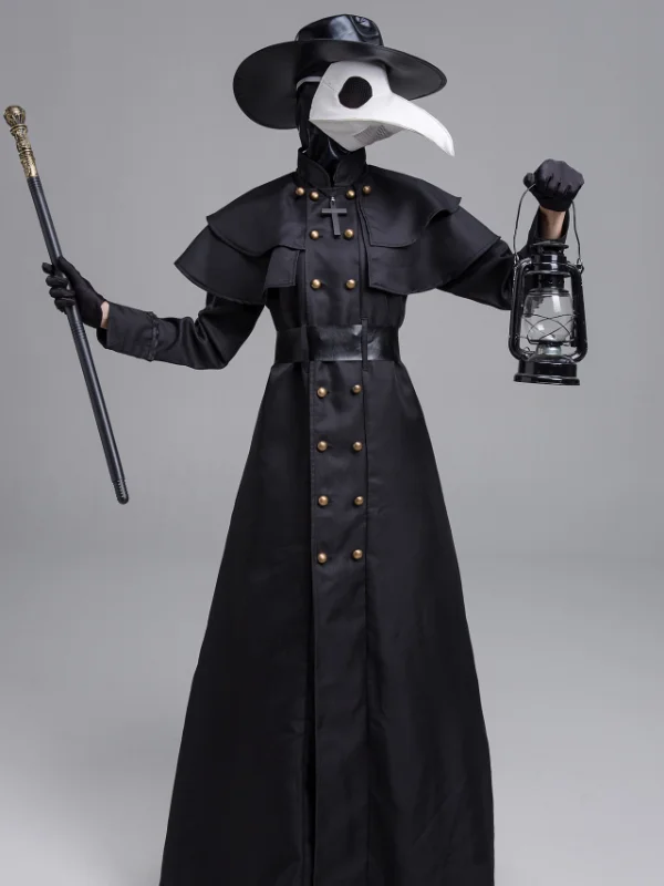 Steampunk Halloween Custome Plague Doctor Bird Sets