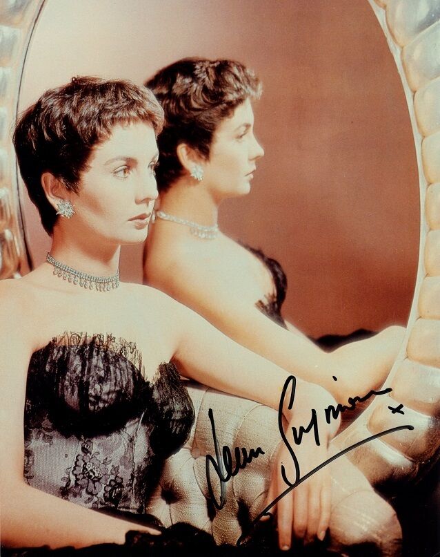 Elegant JEAN SIMMONS Signed Photo Poster painting