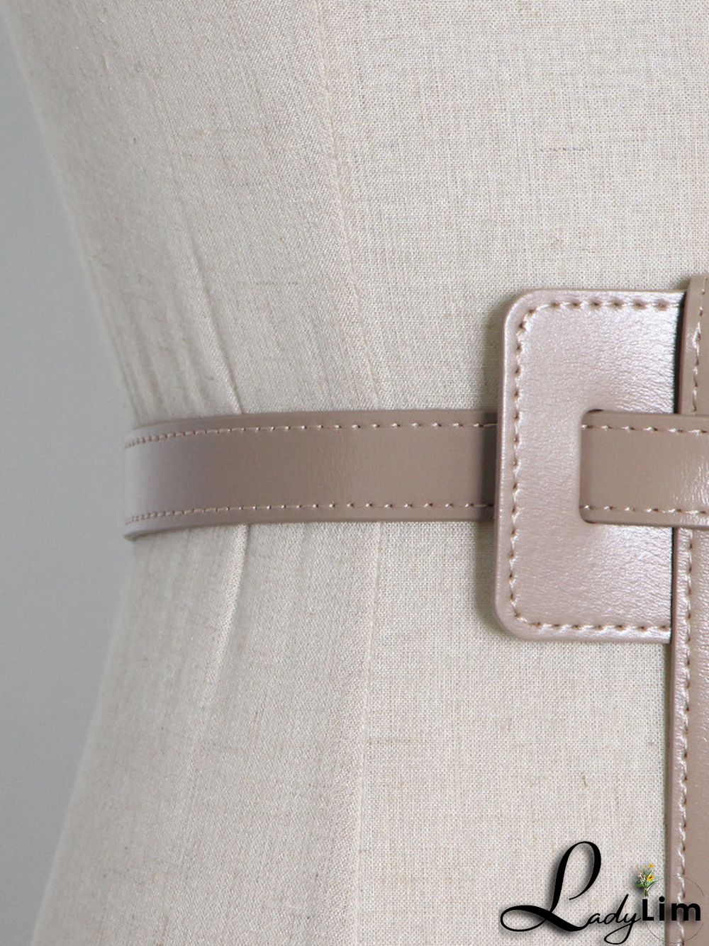 Asymmetric Solid Color Belts