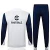 25/26 Inter Milan Off-White Half-Zip Training Jacket Set