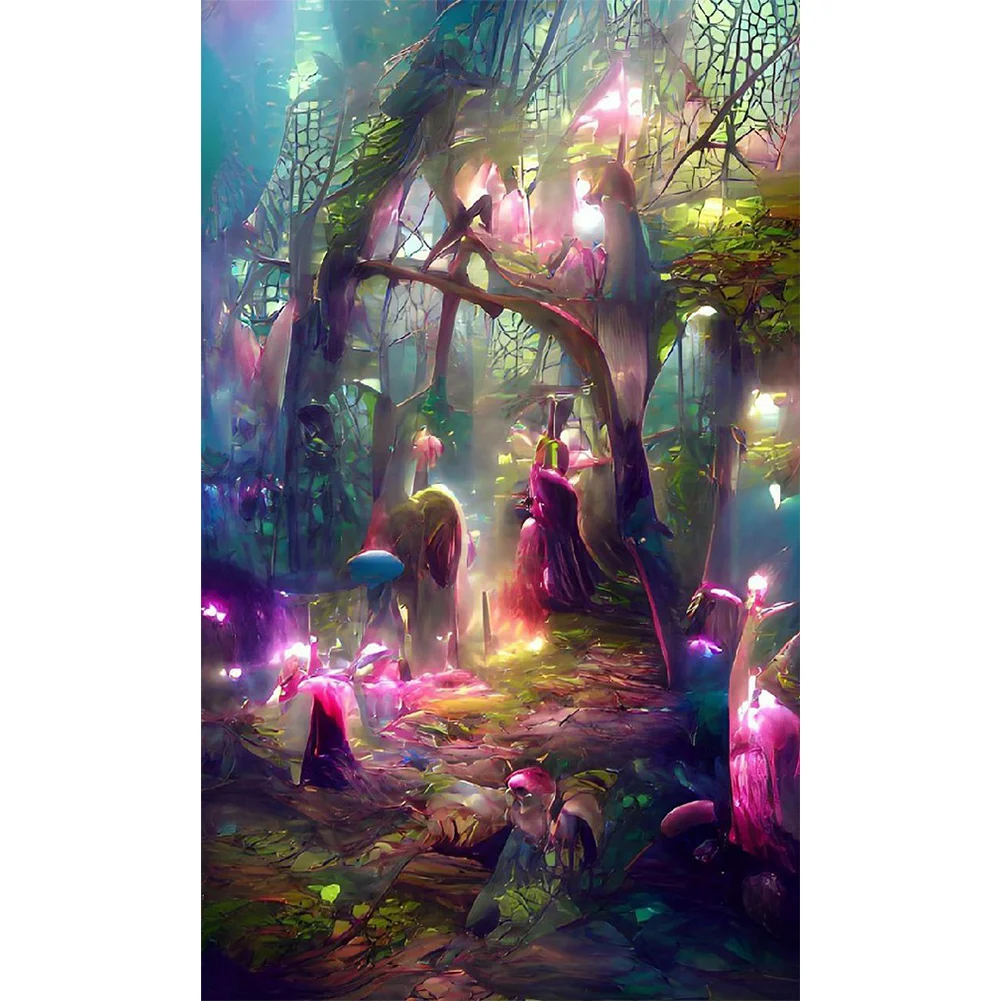 Magic Landscape - Full Round - Diamond Painting (30*50cm)