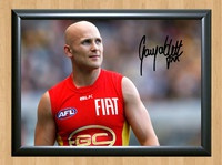 Gary Ablett Jr Gold Coast Autographed Signed A4 Print Photo Poster painting Poster Memorabilia A2 16.5x23.4