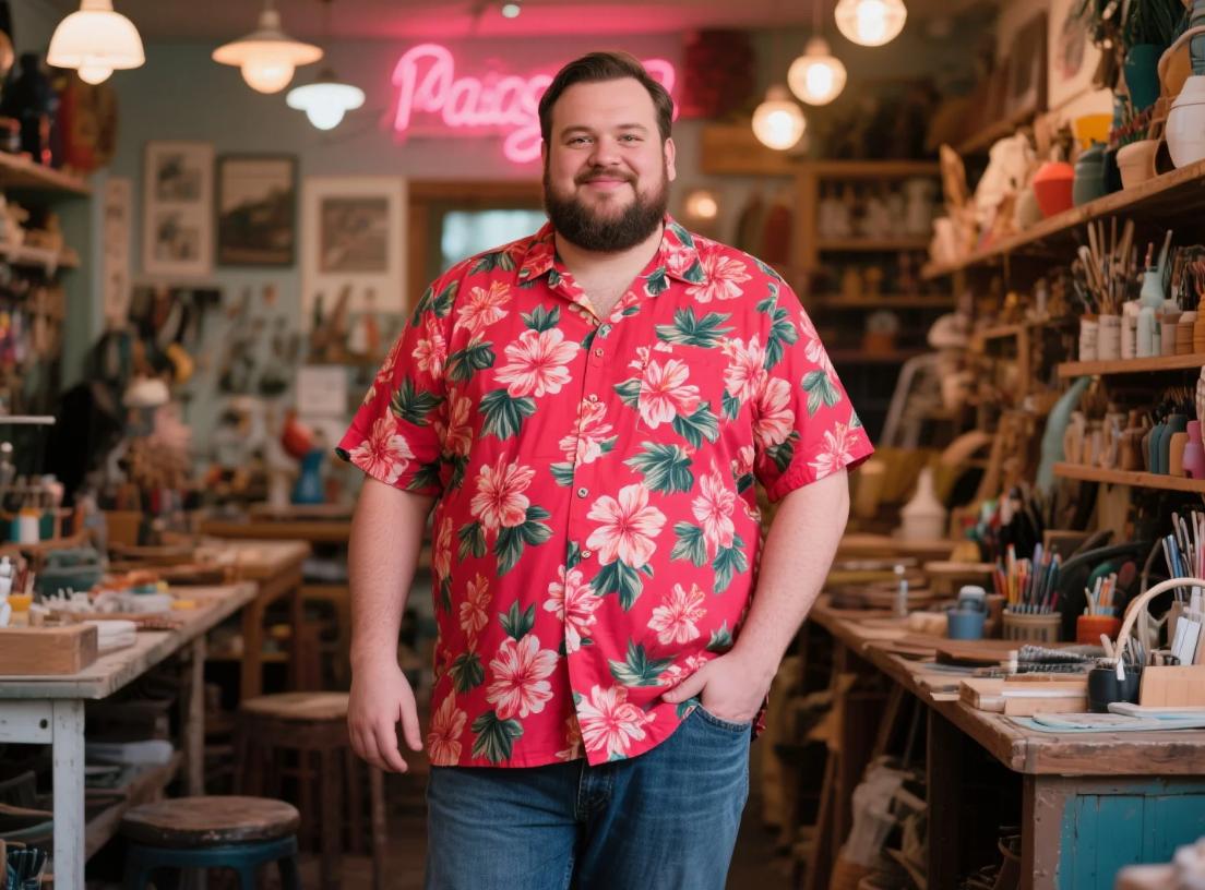 Big and tall Hawaiian shirts for casual time