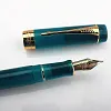 Jinhao 100 "Century" Series Acrylic Fountain Pen &ndash; Peacock Blue &ndash; Professional Business/Office Signature Pen