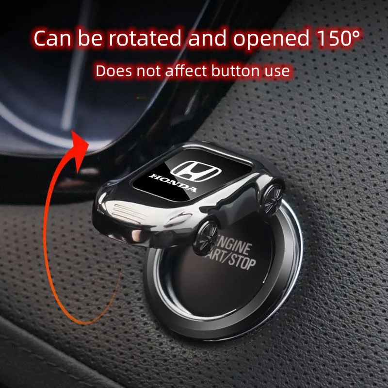Car one-button start sports car protective cover decorative sticker