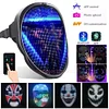 LED Luminous Mask DIY Editing Graffiti Cyberpunk Mask Helmet Electronic Screen Bluetooth Gesture Sensing Face Changing