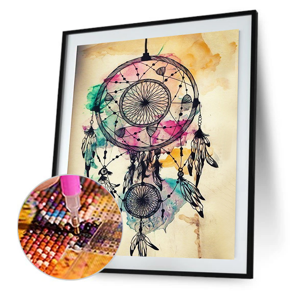 

30*40CM - Special Shaped Diamond Painting - Dreamcatcher, 501 Original