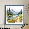 Outdoor Scenery-11CT Stamped Cross Stitch 45*45cm/17.72*17.72in