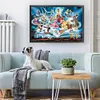 Disney Family-18CT Stamped Cross Stitch 70*50cm(Big Size) tapestrymarket