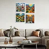 (4-Pack)House-Full Round Diamond Painting 30*30CM