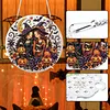 Two Witches 2D Flat DIY Diamond Painting Pendant Single-Sided Rhinestone