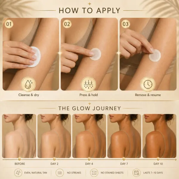 Celestv&eacute;ra Tanning Microneedle Patches