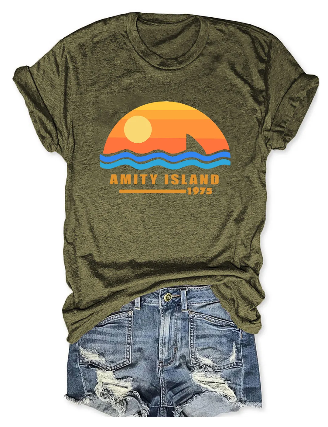 Jaws Amity 1975 T-shirt