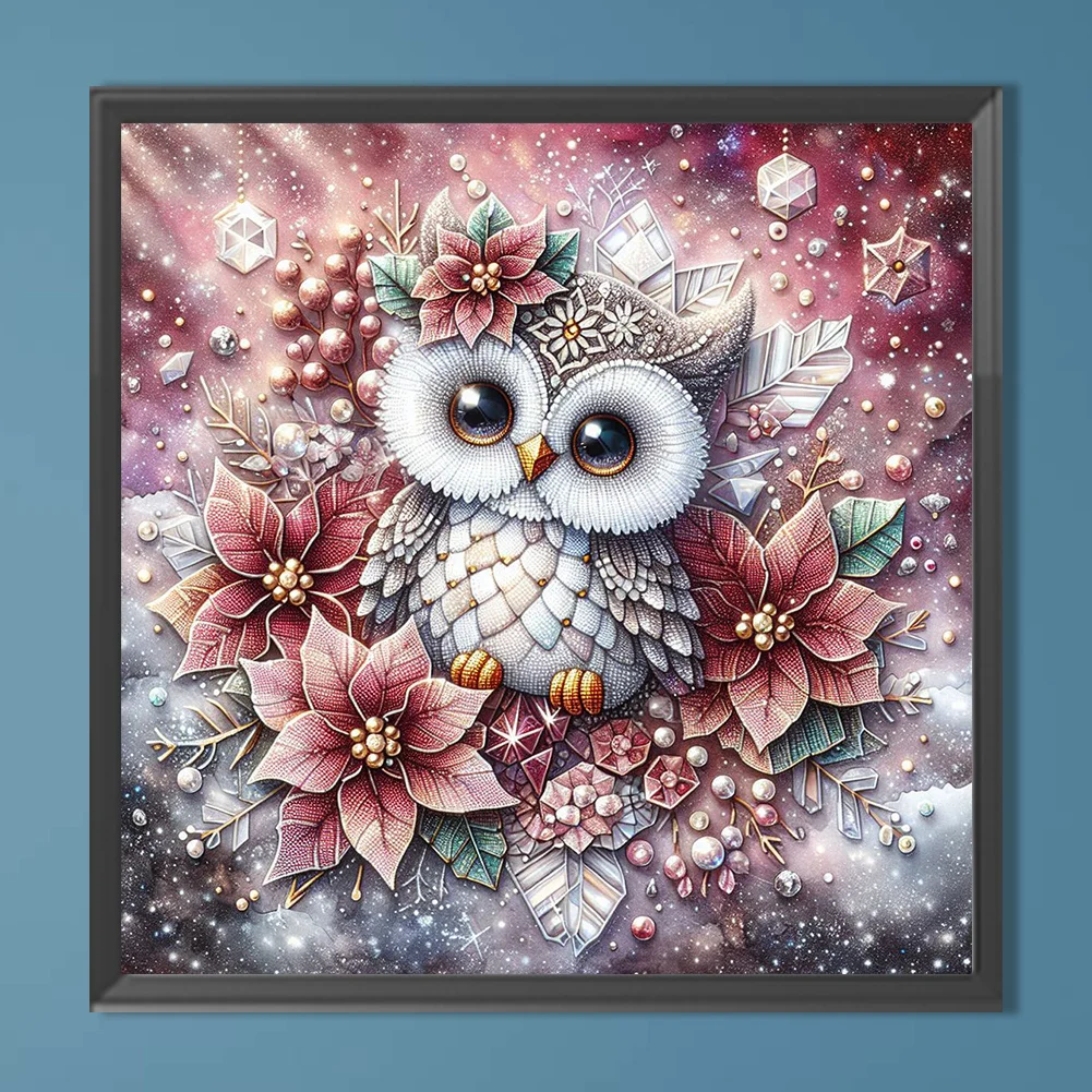Diamond Painting - Full Round Drill - Owl(Canvas|40*40cm)