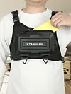 Sports Chest Bag Chest Fanny Pack Adjustable Strap Breathable for Cycling Hiking