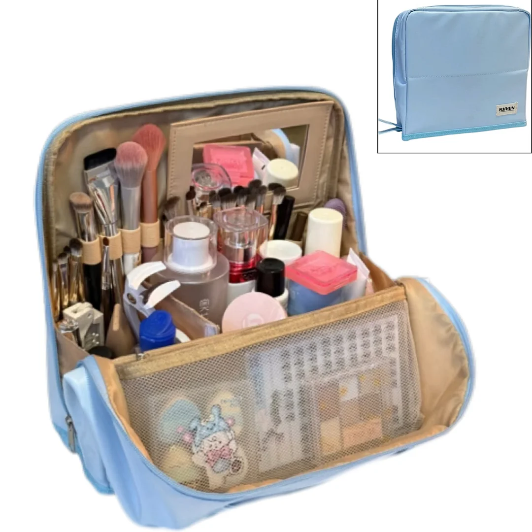 Standing Makeup Bag &ndash; Portable, Large Capacity