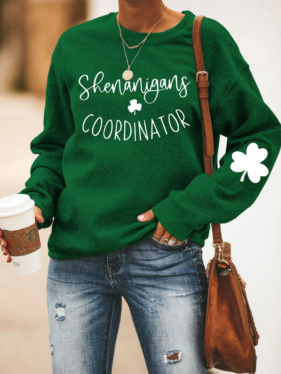 St. Patrick's Lucky Shamrock Shenanigans Coordinator Sweatshirt
