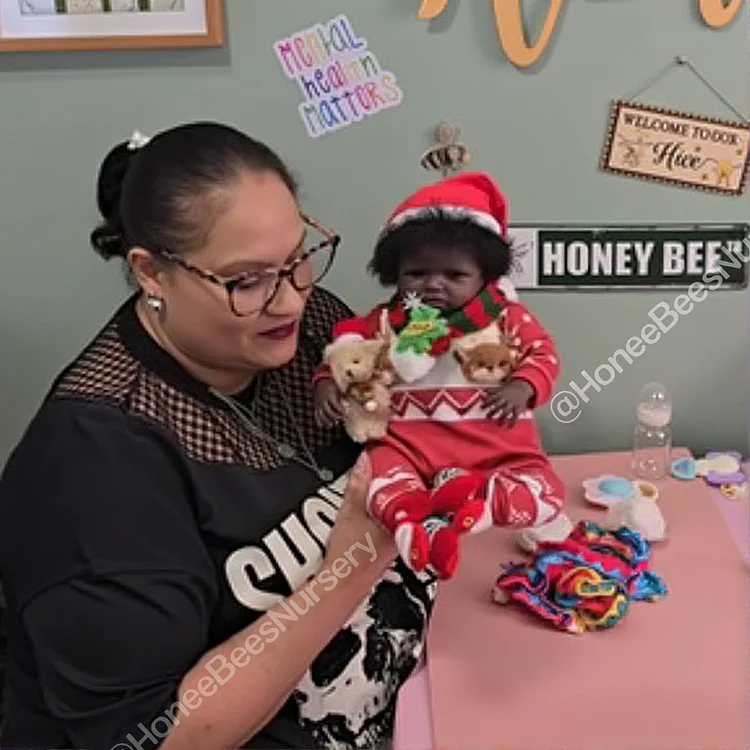 Babeside Quiet Reborn Baby Laney 20'' African American Little Infant Girl Healing of the Heart