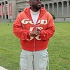 God is Good Casual Streetwear Zip-Up Hoodie
