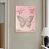 DIY Pearl Painting Butterfly for Home Wall Decor with Frame(40x30cm)