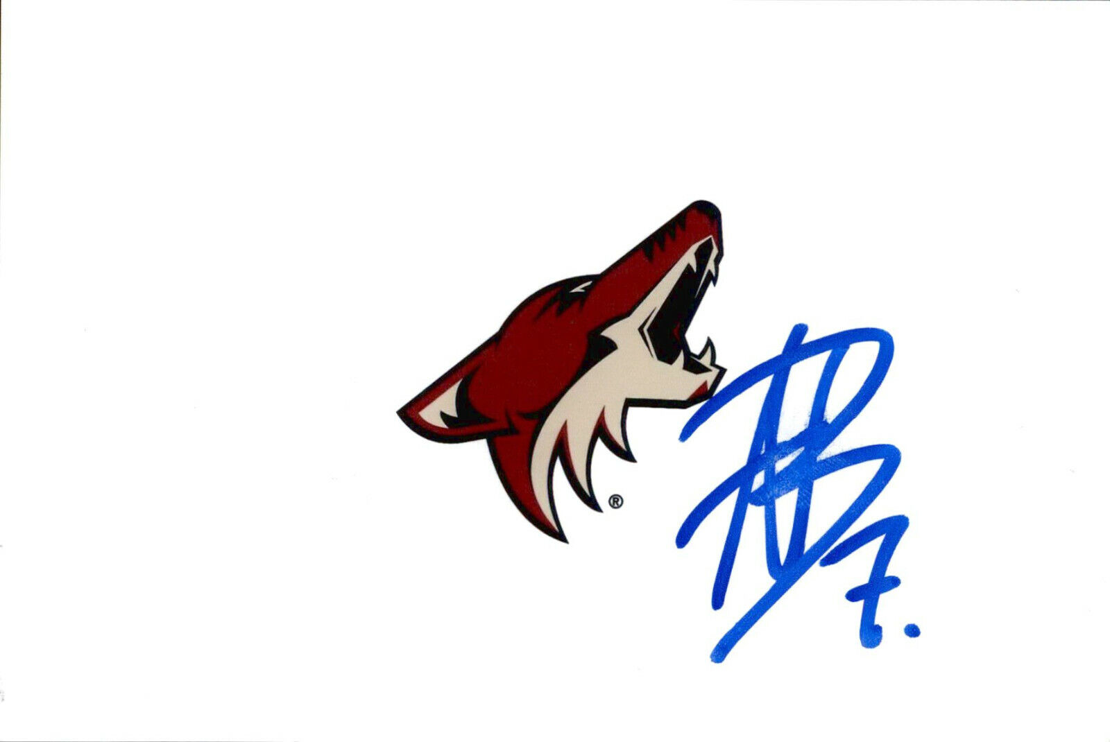 Axel Bergkvist SIGNED autograph 4x6 Photo Poster painting ARIZONA COYOTES