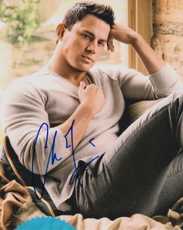 Channing Tatum in-person signed 8x10 Photo Poster painting