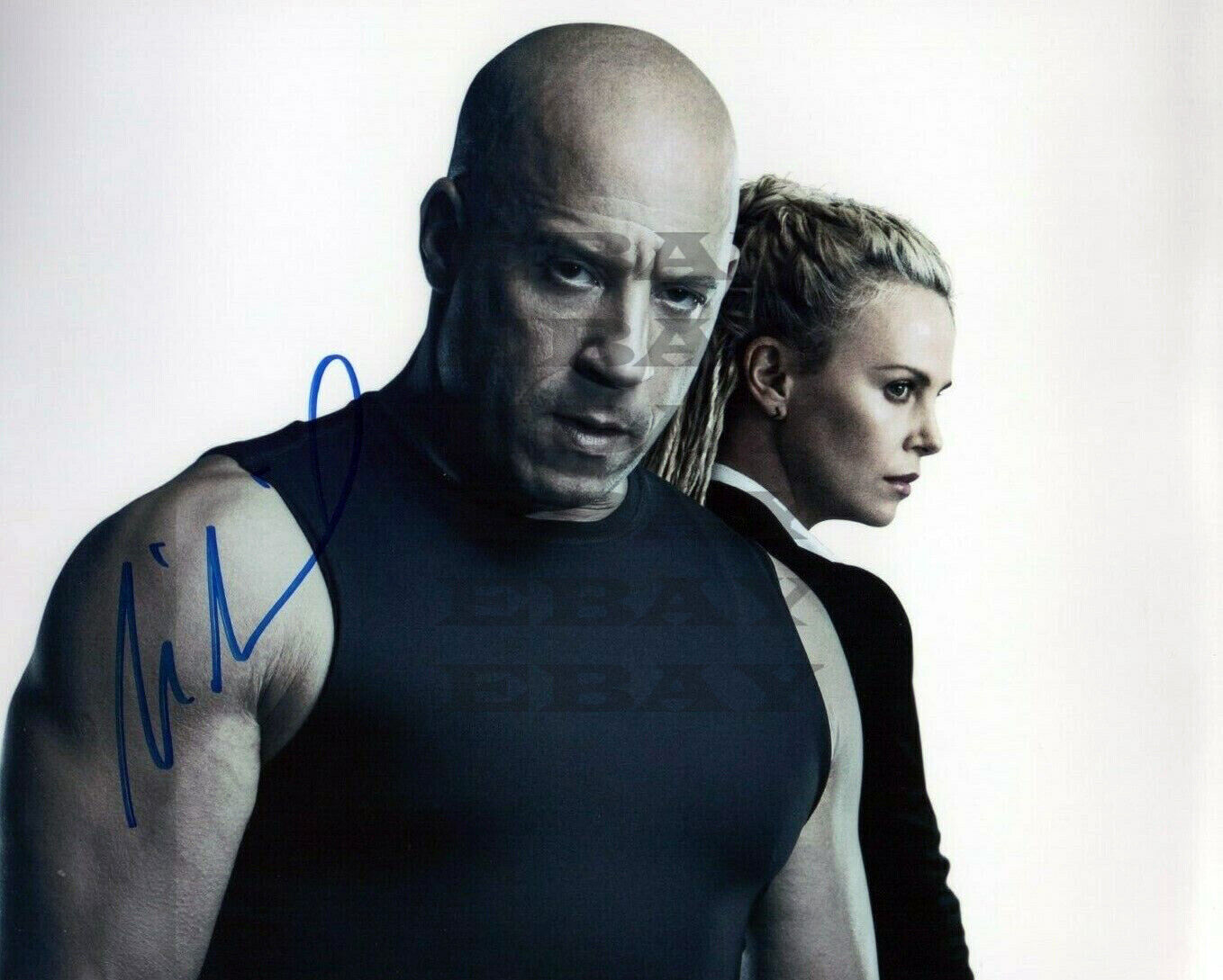 Vin Diesel Fast and Furious Signed 8x10 Photo Poster painting Rep