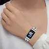 Case+Band Stainless Steel Sport Replacement Watch Strap for Samsung Galaxy Fit 3