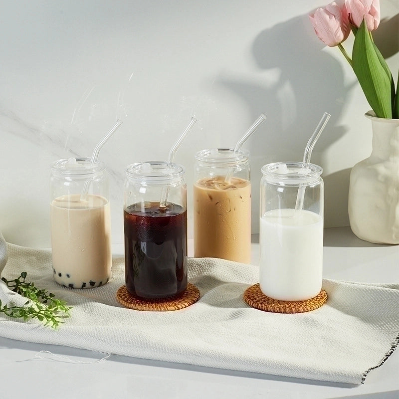 Casual Solid Color Borosilicate Glass Glass Water Bottles 1 Piece