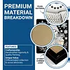 uk.everydayedeals DIY Pearl Painting With Frame - Handmade Self-Adhesive Pearls - Snowman(25*25cm)