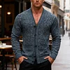 💥2025 New Arrivals!Men's V-neck Cardigan Casual Knit Jacket for Autumn and Winter