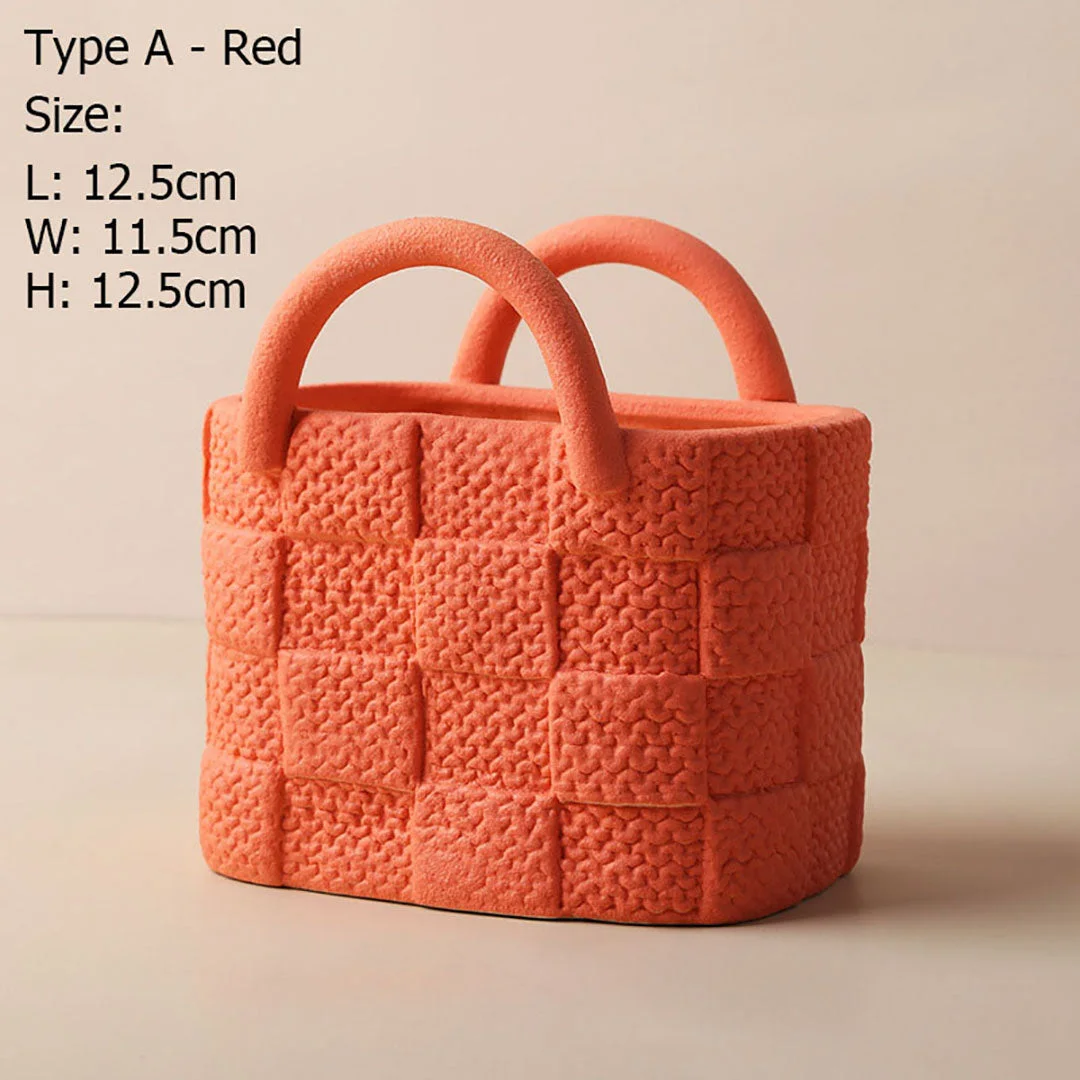 Handbag Shaped Flower Vase